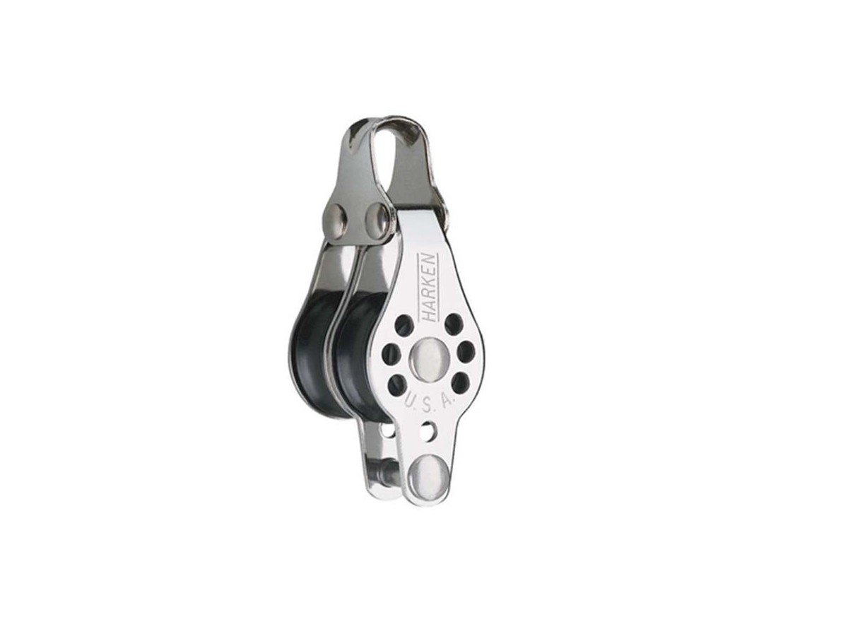 Poulie Harken 22 mm Double Block Becket laser ilca