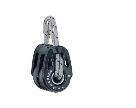Poulie Harken 18 mm Fly Soft-Attach Double Block ilca laser