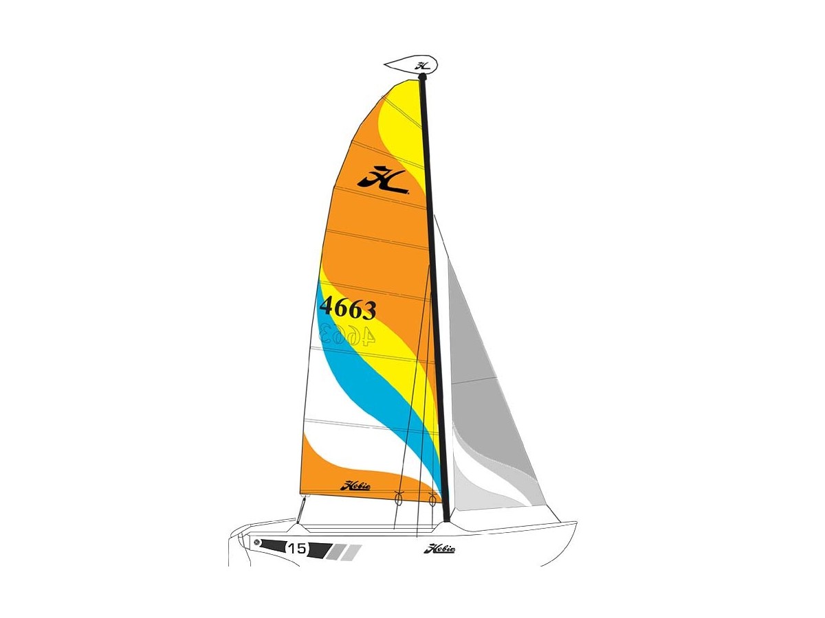 Grand Voile Hobie cat 15 Tortola