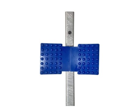 Support de coque plastique bleu pour chariot de mise à l’eau Practic TRD