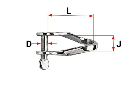 Ronstan twisted shackles