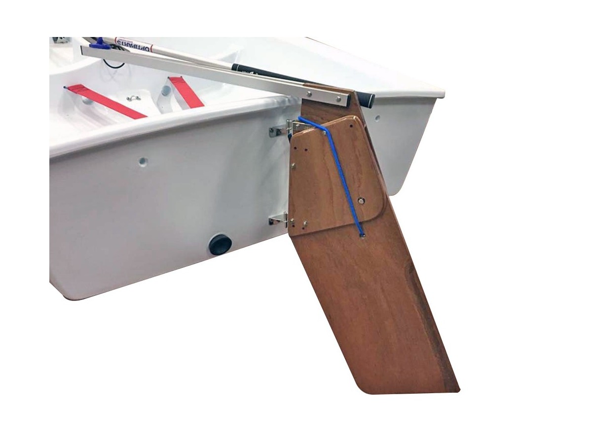 Safran relevable bois,barre et stick alu marçon yachting