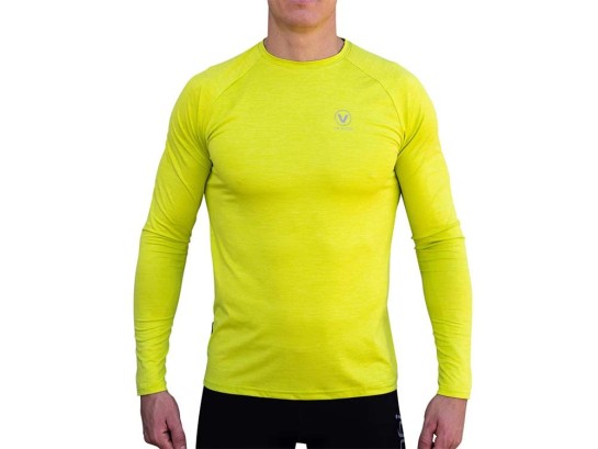 UV Performance L/S Tech Top- Lime - Unisex