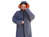 BEACH COAT -GREY/ORANGE marçon yachting