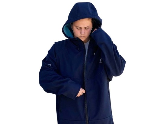 BEACH COAT colori NAVY/CYAN   marçon yachting