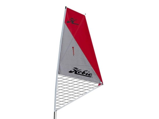 Kit Voile Kayak Rouge/Argent marçon yachting