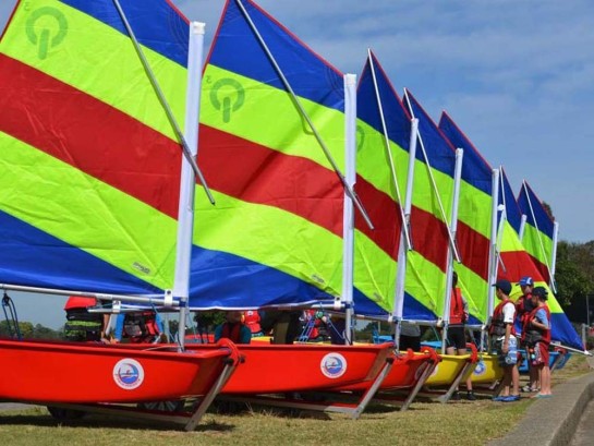 voile ecole optimist couleur