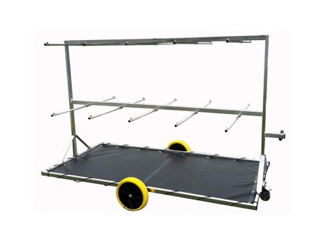 CHARIOT PORTE GILET AVEC FILET EN DESSOUS marçon yachting