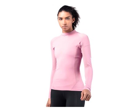 Women’s Eco Spandex UPF50+ Rash Guard – Long Sleeve UV Top, marçon yacthing