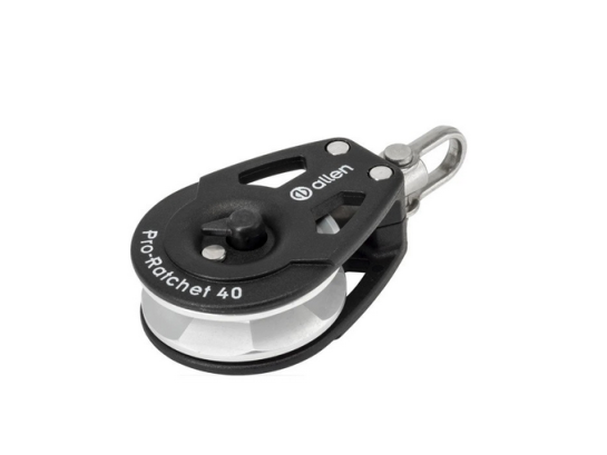 Poulie Pro-Ratchet 40mm avec ringot – Adhérence et contrôle marçon yachting