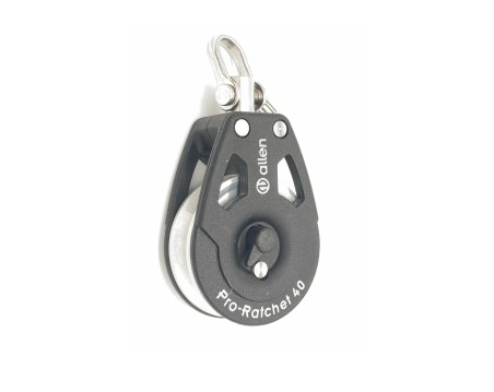 Poulie Pro-Ratchet 40mm avec ringot – Adhérence et contrôle marçon yachting