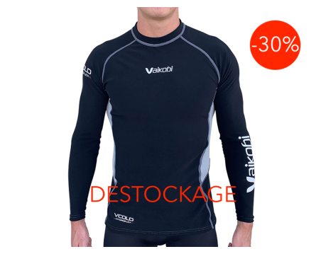 VCOLD Hydroflex Top-Black- Unisex marçon yachting