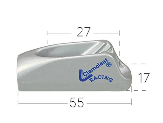 Plastimo Taquet Coinceur Aluminium Léger 3–6 mm | Accastillage Nautique marçon yachting