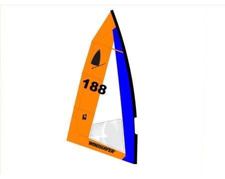 Voile Windsurfer 4,7 m² – Idéale vent fort et débutants, marçon yachting