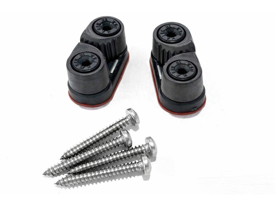 2 Taquets Harken Micro Carbo-Cam® Cleat avec vis