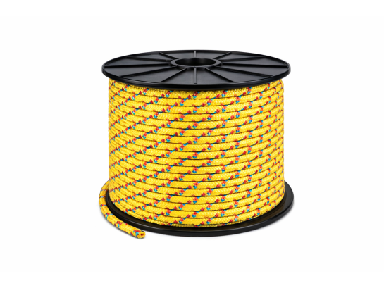 Marçon Yachting - Bobine Ecoute jaune diamètre 6 mm