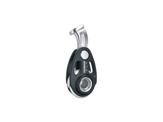 Marçon Yachting - Poulie Harken Fly 25 mm avec clavette hale-bas ILCA