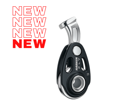 Marçon Yachting - Poulie Harken Fly 25 mm avec clavette hale-bas ILCA