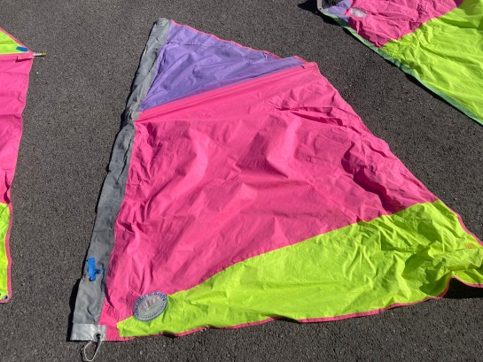 Lot voiles Optimist Retro