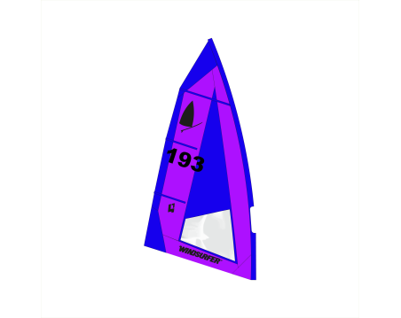 Voile Windsurfer 4,7 m² – Idéale vent fort et débutants, marçon yachting