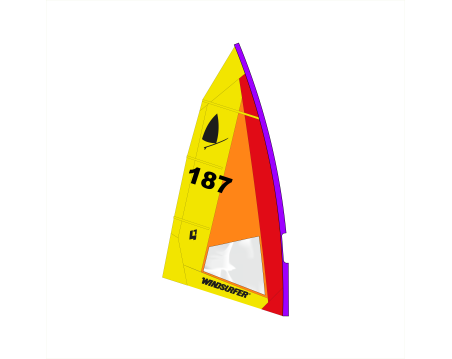 Voile Windsurfer 4,7 m² – Idéale vent fort et débutants, marçon yachting