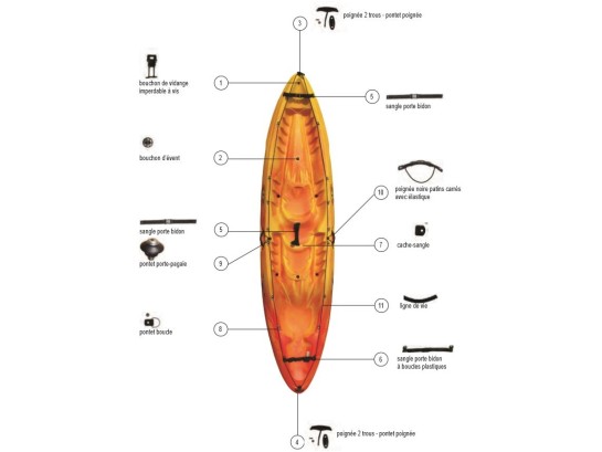 Marçon Yachting - Kayak Ocean Duo Soleil