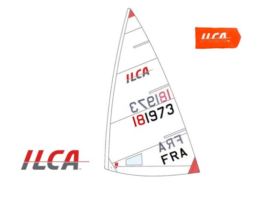 Voile / Sail ILCA 4 (4.7) + Numéros