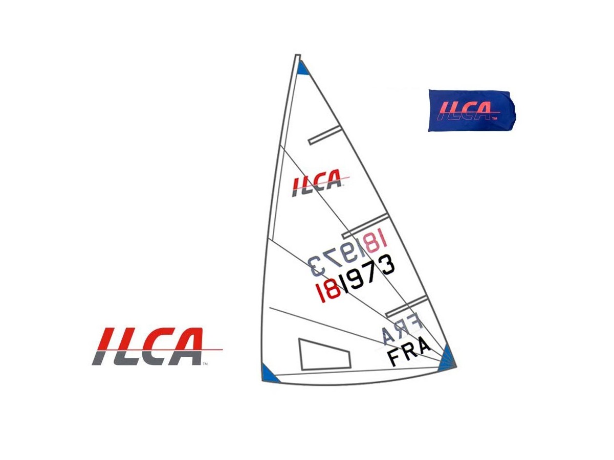 Voile / Sail ILCA 6 (radial)+Numéros