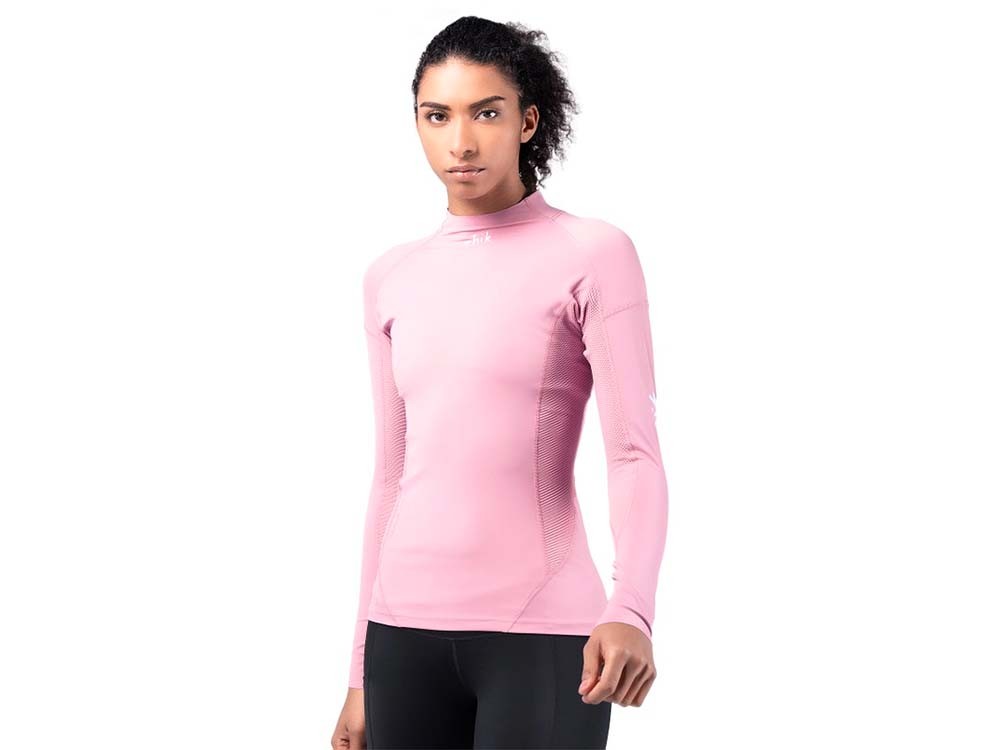 Rash Guard Femme Manches Longues PGA – Protection UV UPF 50, Anti-Éruptions – Idéal Plage, Golf & Sport – Taille S Vert